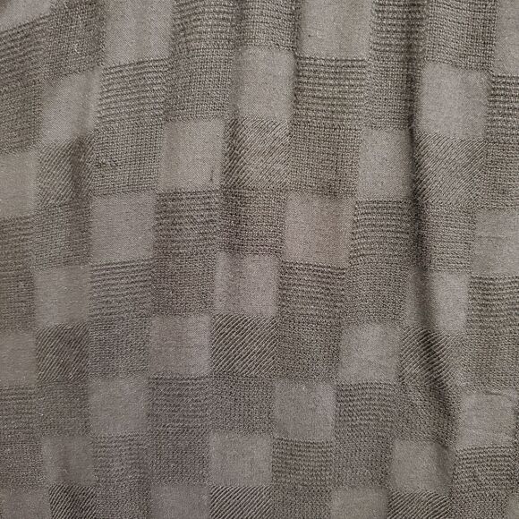 Umgee + Plus Size  2XL Black Checker Kimono with White Lace Trim - Picture 6 of 6